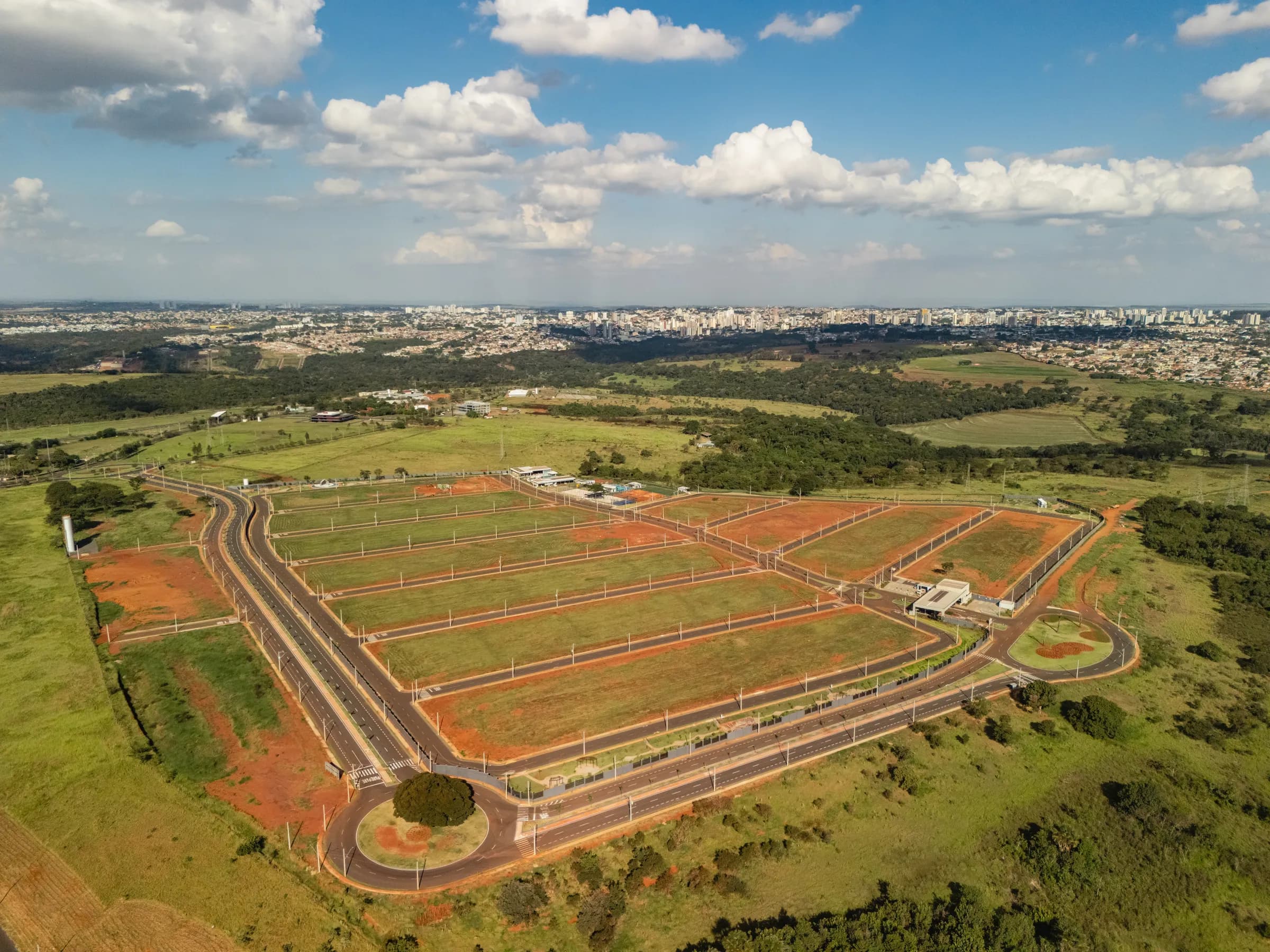 Vista aérea de empreendimento Avangärden
